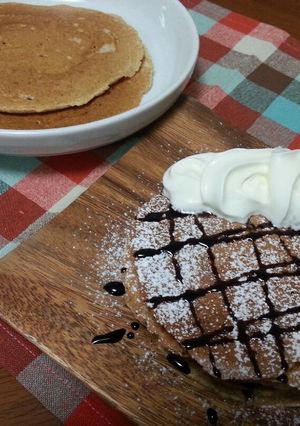 自家製酵母で全粒粉パンケーキ-レシピのメイン写真
