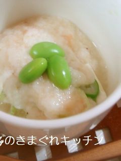 豆腐のメンタ長芋蒸し-レシピのメイン写真