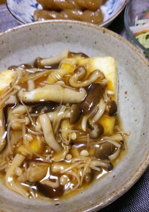 豆腐ステーキ 和風きのこあんかけ-レシピのメイン写真