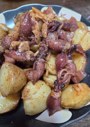 ホタルイカと新じゃがのバター醤油炒め-レシピのメイン写真