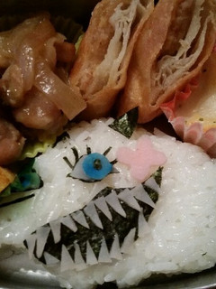 妖怪ウォッチ ハク キャラ弁-レシピのメイン写真