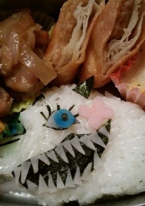 妖怪ウォッチ ハク キャラ弁-レシピのメイン写真