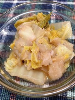 白菜と塩辛煮-レシピのメイン写真