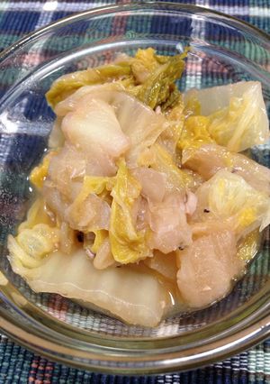 白菜と塩辛煮-レシピのメイン写真