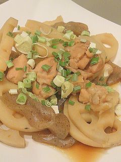 鶏肉と蓮根の煮物!!!-レシピのメイン写真