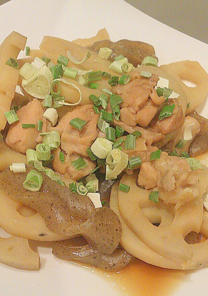 鶏肉と蓮根の煮物!!!-レシピのメイン写真
