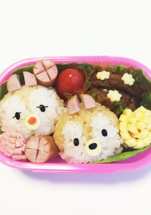 チップとデール☆キャラ弁 ＊ツムツム＊-レシピのメイン写真