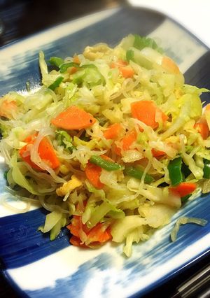 白滝入り野菜炒め-レシピのメイン写真