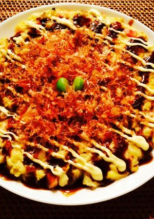 ふわふわ山芋鉄板焼き-レシピのメイン写真
