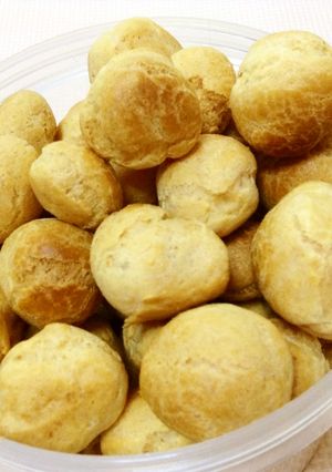 米粉で作るミニシュークリーム♪-レシピのメイン写真