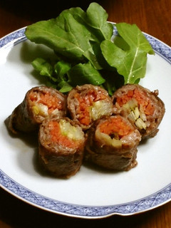 セロリとにんじんの牛肉巻き-レシピのメイン写真