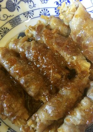 エノキの豚肩ロース肉巻き-レシピのメイン写真
