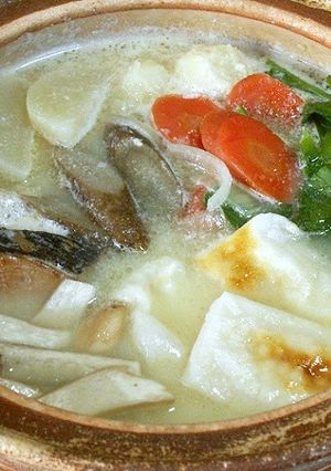 餅入り石狩なべ-レシピのメイン写真