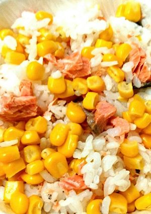 鮭とコーンの混ぜごはん-レシピのメイン写真