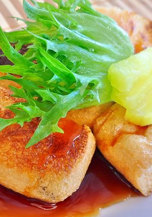 油揚げの焼きおにぎり（松小５）-レシピのメイン写真