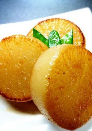 大根のバターで照り焼きステーキ♪-レシピのメイン写真
