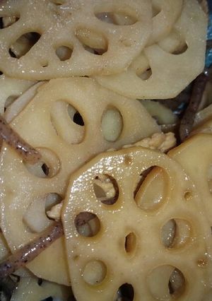 豚肉レンコンと糸こんにゃく舞茸の炒め★-レシピのメイン写真