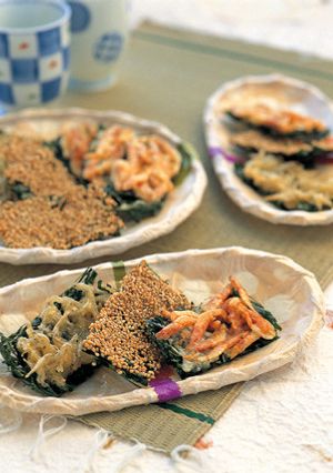 すき昆布のゴマ揚げと磯の香り揚げ-レシピのメイン写真