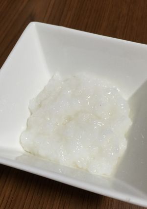 米から作る5倍粥(離乳食後期)-レシピのメイン写真