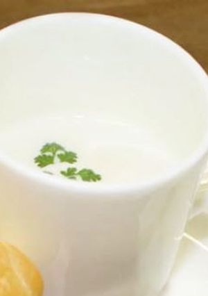里芋と白ネギのクリームスープ【学校給食】-レシピのメイン写真