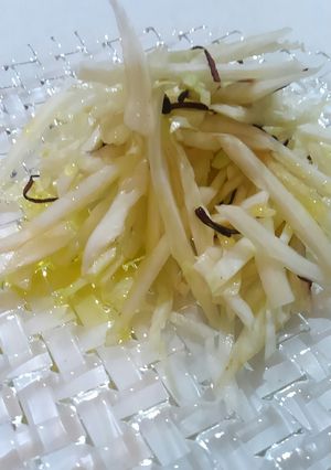 白菜の芯・昆布茶、オリーブオイル和え-レシピのメイン写真