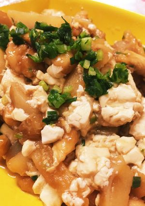 鶏肉とジャガイモのオイスターソース炒め-レシピのメイン写真