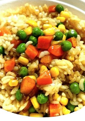 レンジで簡単❗カレーチャーハン風-レシピのメイン写真