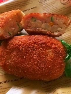 ハム巻きポテサラ揚げパン＊HM-レシピのメイン写真