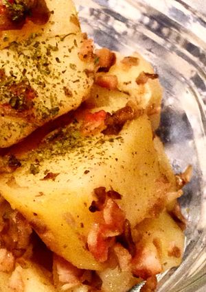 じゃがいもとマイタケベーコン炒め-レシピのメイン写真