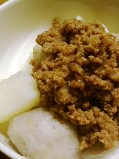 簡単!蒸し野菜の肉味噌かけ-レシピのメイン写真