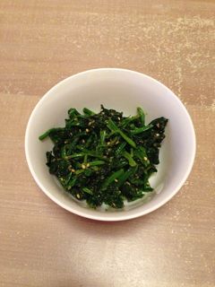 ほうれん草のごま和え-レシピのメイン写真