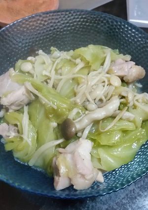鶏もも肉とキャベツのクタクタ煮-レシピのメイン写真