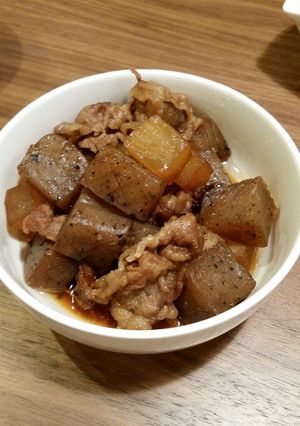こんにゃくと大根の牛肉しぐれ煮-レシピのメイン写真