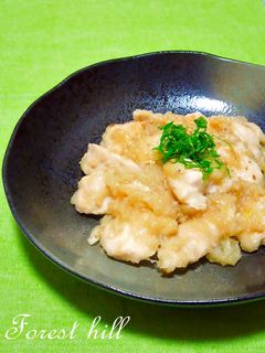 【簡単過ぎです!】鶏ムネ肉のみぞれ煮-レシピのメイン写真