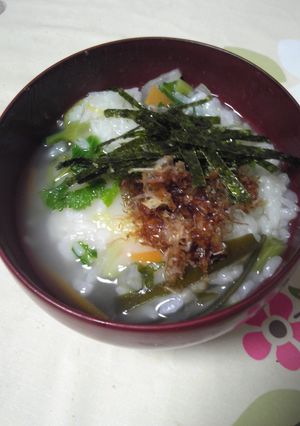 餅入り具だくさん七草粥-レシピのメイン写真