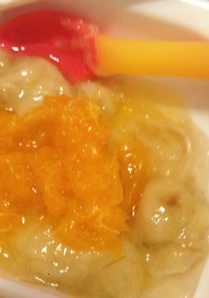 離乳食＊バナナみかん-レシピのメイン写真
