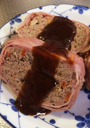 簡単なのに豪華！レンジでミートローフ-レシピのメイン写真