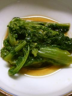簡単 美味しい! 菜の花の 煮浸し-レシピのメイン写真