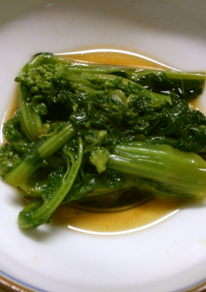 簡単 美味しい！ 菜の花の 煮浸し-レシピのメイン写真