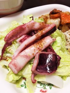 イカ焼きと白菜♡レモンがけ♡-レシピのメイン写真