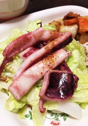 イカ焼きと白菜♡レモンがけ♡-レシピのメイン写真