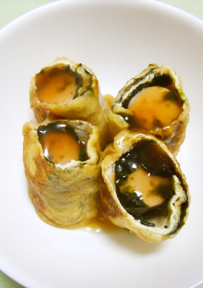 油揚げのギョニソー巻-レシピのメイン写真