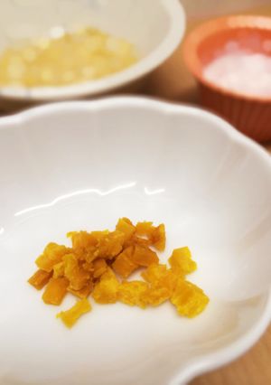 離乳食中期⁑角切りかぼちゃ-レシピのメイン写真