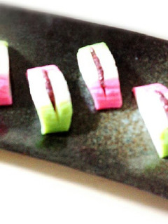 3色かまぼこ 梅しそ入り ひな祭り♡-レシピのメイン写真