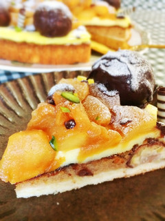 秋の味覚いっぱい♪栗とりんごのタルト-レシピのメイン写真
