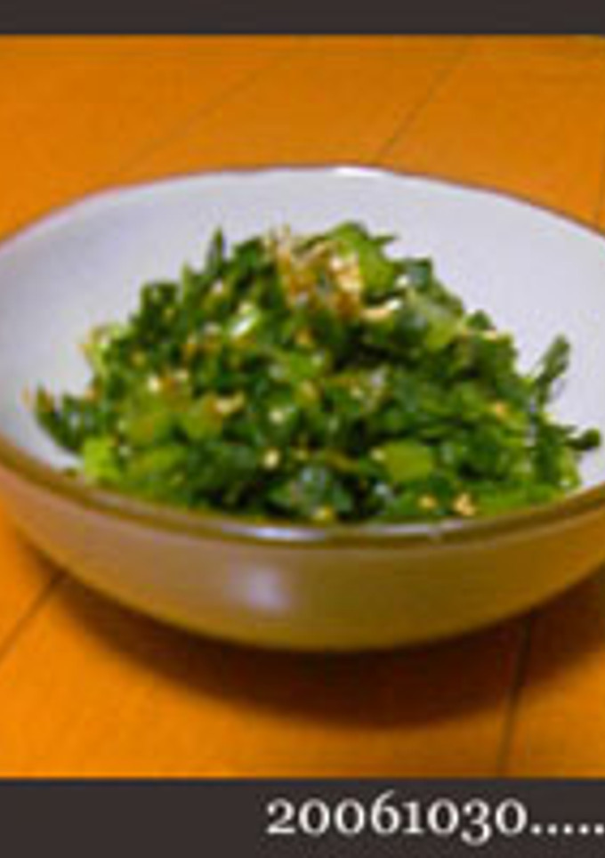 簡単♪大根菜っ葉の懐かし炒め-レシピのメイン写真