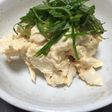 簡単!ささみと明太マヨ和え大葉乗せ