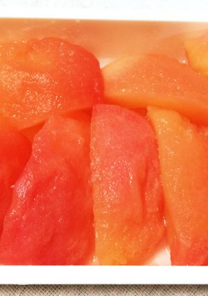 ピンクな林檎煮♪-レシピのメイン写真