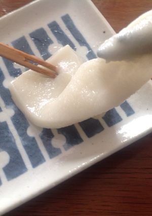 簡単！時短！切り餅をもちもちつきたてに！-レシピのメイン写真