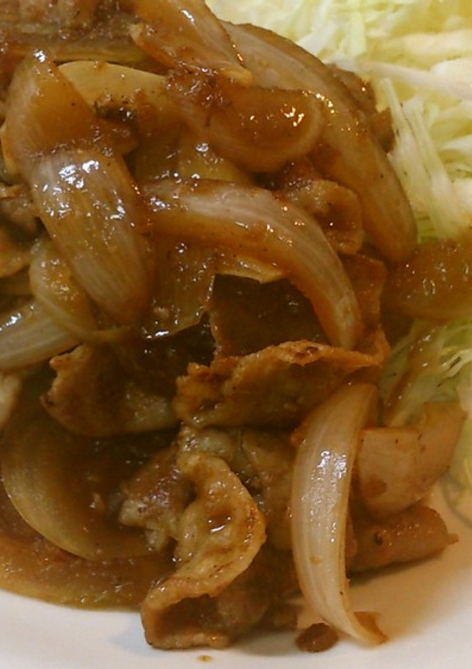 玉ねぎたっぷり、豚のしょうが焼き-レシピのメイン写真
